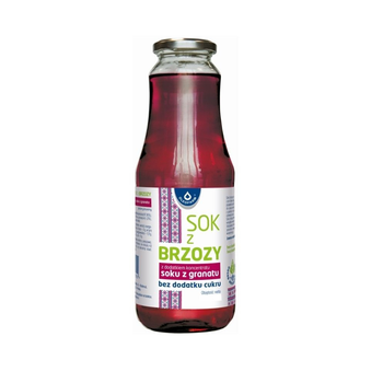 Sok z brzozy z sokiem z granatu, 990 ml - Oleofarm