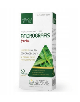 Andrografis Forte 500 mg, 60 kaps. - Medica Herbs