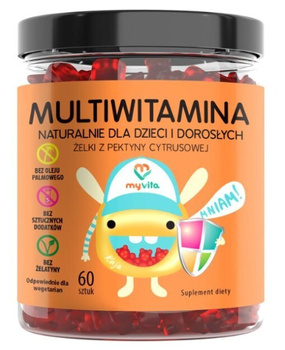 Naturalne Żelki - Multiwitamina, 60 szt. - MyVita