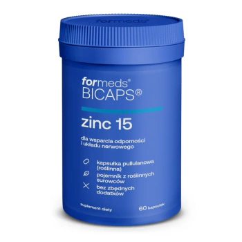 BICAPS Zinc 15, 60 kaps. vege - ForMeds