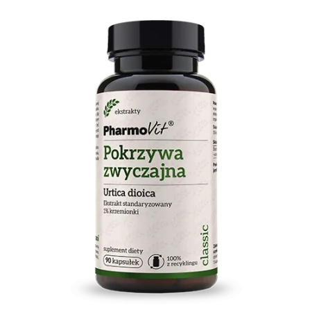 Pokrzywa Zwyczajna 350 mg, 90 kaps. - Pharmovit 