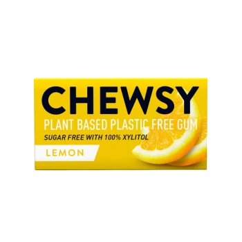 Naturalna guma o smaku cytrynowym z ksylitolem, 10 szt. - Chewsy
