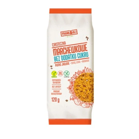 Ciasteczka marchewkowe, 120 g - BOX