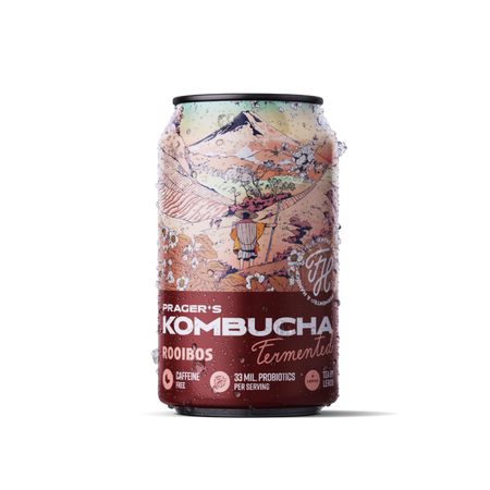 Fermentowany napój rooibos z kulturami żywych bakterii, gazowany, 330 ml - Premium Rosa