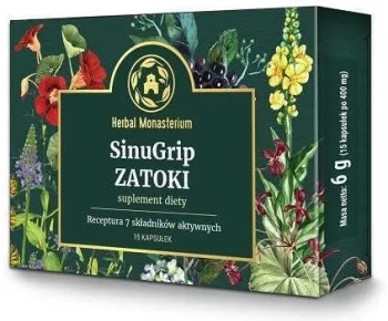 SinuGrip Zatoki, 15 kaps. - Herbal Monasterium