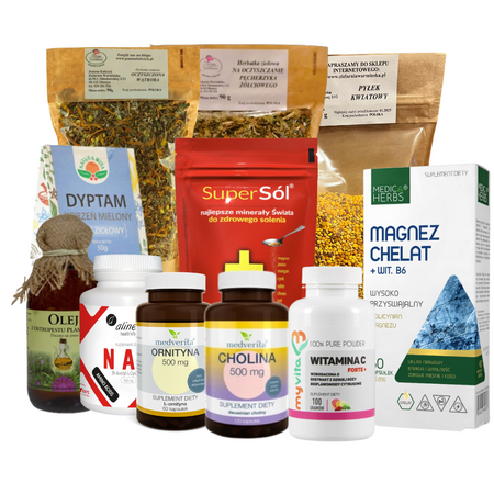 Zestaw WSPARCIE WĄTROBY DETOX & BALANS PREMIUM