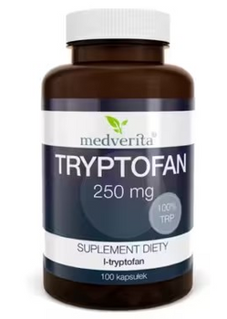Tryptofan 250 mg, 100 kaps. - Medverita