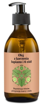 Olej z korzenia łopianu i 6 ziół, 250 ml - Nami