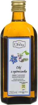 Olej z ogórecznika tłoczony na zimno, 250 ml - OlVita
