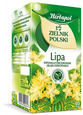 Herbatka Lipa w saszetkach, 20 szt. - Herbapol
