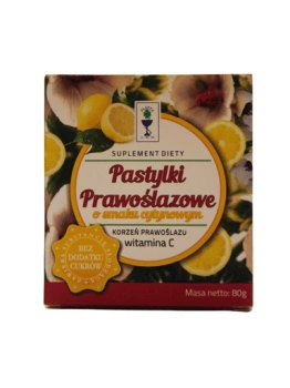 Pastylki Prawoślazowe Cytrynowe, 80 g - Planta-lek