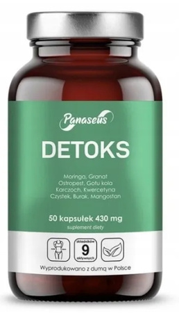 Detoks, 50 kaps. vege - Panaseus