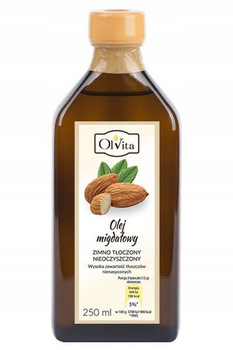 Olej migdałowy tłoczony na zimno, 250 ml - OlVita
