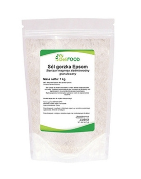 Siarczan Magnezu (Sól Gorzka Epsom), 1 kg - DeliFood