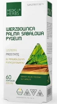 Medica Herbs WIERZBOWNICA PALMA SABAŁOWA PYGEUM