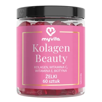 Naturalne Żelki - Kolagen Beauty, 60 szt. - MyVita