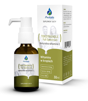 Avitale - Witamina E (Tokotrienole Full Spectrum), 30 ml - Aliness