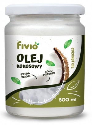 Olej Kokosowy Extra Virgin, 500 ml - Fivio