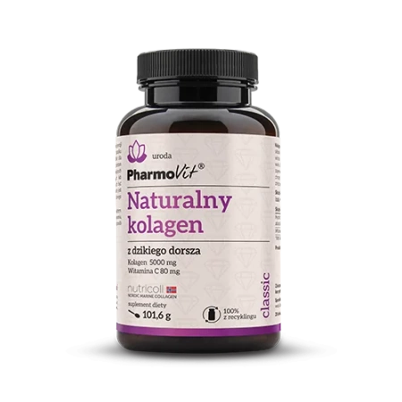 Naturalny kolagen z dzikiego dorsza proszek, 101,6 g - Pharmovit