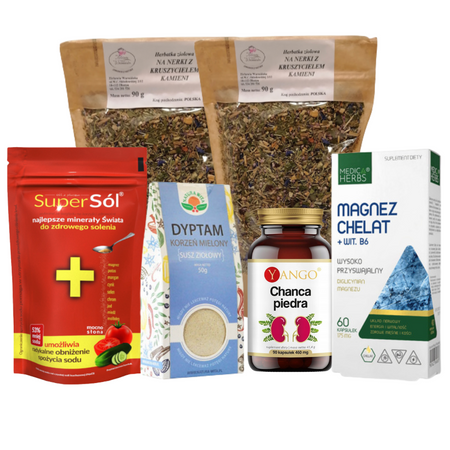 Zestaw WSPARCIE NA KAMIENIE NERKOWE TURBO