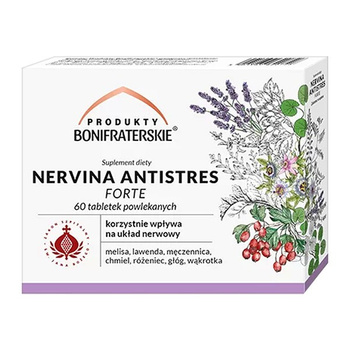 Nervina Antistres Forte, 60 tabl. - Produkty Bonifraterskie