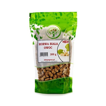 Morwa Biała Suszona Owoc, 200 g - Agnex