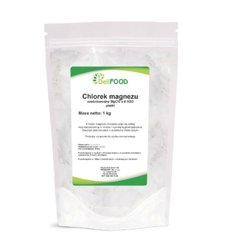 Chlorek magnezu sześciowodny, 1 kg - DeliFOOD