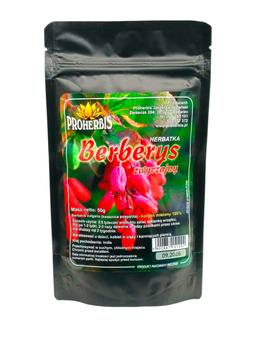 Herbatka Berberys, 50 g - Proherbis