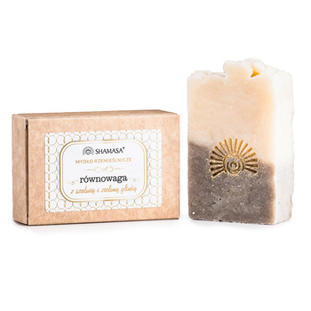 Mydło Rzemieślnicze "Równowaga" z Szałwią i Zieloną Glinką, 100 g - Shamasa