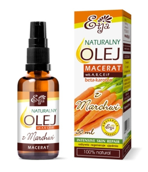 Naturalny Olej Macerat z Marchwi BIO, 50 ml - Etja