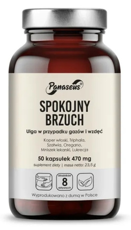 Spokojny Brzuch, 50 kaps. vege - Panaseus