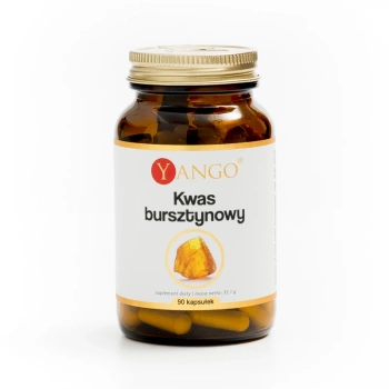 Kwas Bursztynowy, 90 kaps. vege - Yango
