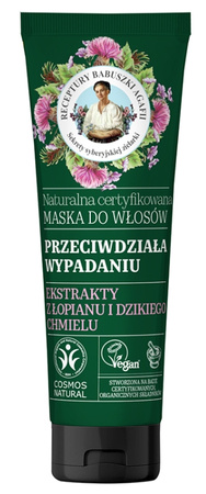 Naturalna maska do włosów przeciw wypadaniu, 200 ml - Babuszka Agafia