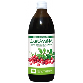 Żurawina sok, 500 ml - Altermedica