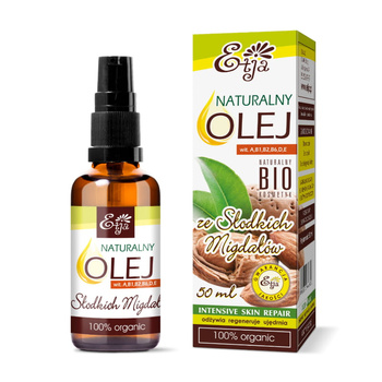 Naturalny Olej ze Słodkich Migdałów BIO, 50 ml - Etja