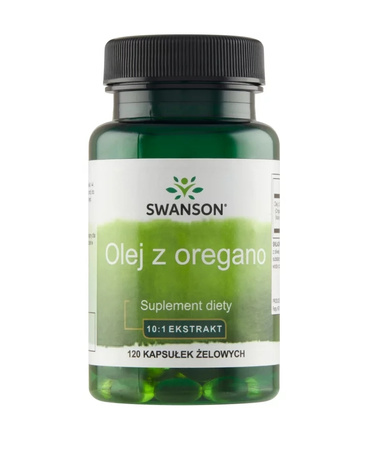 Olej z oregano ekstrakt 10:1, 120 kaps. - Swanson