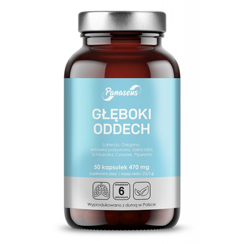 Głęboki Oddech, 50 kaps. vege - Panaseus
