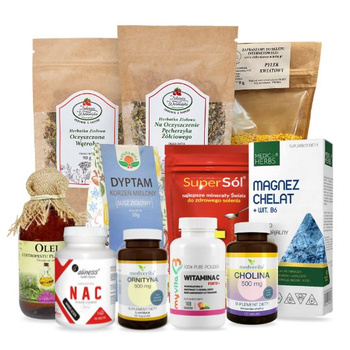 Zestaw WSPARCIE WĄTROBY DETOX & BALANS PREMIUM