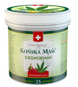 Końska maść z konopią rozgrzewająca, 500 ml - SwissMedicus