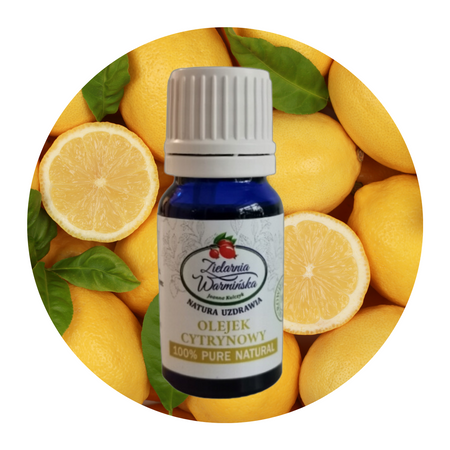 100% Naturalny Olejek Cytrynowy, 10 ml