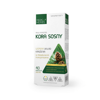 Kora Sosny 600 mg, 40 kaps. - Medica Herbs