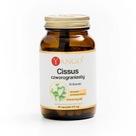 Cissus Czworograniasty, 90 kaps. vege - Yango