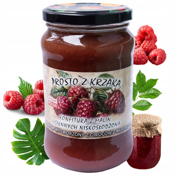 Konfitura z malin jesiennych, 450 g - Prosto z Krzaka