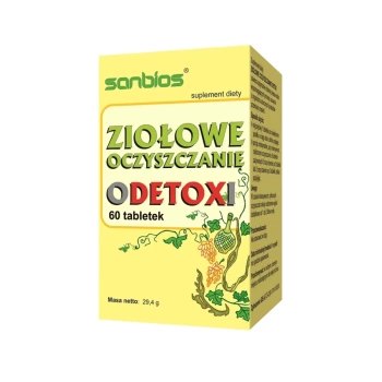 Zioła oczyszczające Odetoxi, 60 tabl. - Sanbios