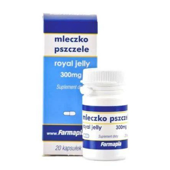 Royal Jelly - mleczko pszczele, 20 kaps. - Farmapia