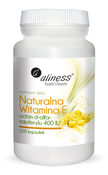 Naturalna Witamina E, 100 kaps. - Aliness