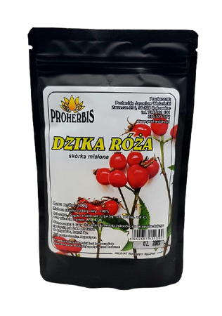 Dzika Róża Skórka Mielona, 100 g - Proherbis