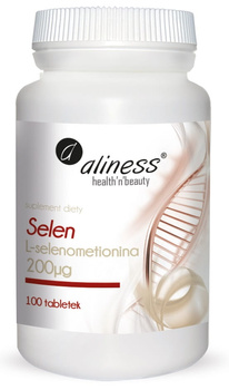 Selen L-selenometionina 200 mcg, 100 tabl. - Aliness