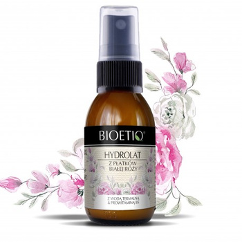 Hydrolat z białej róży, 100 ml - Bioetiq