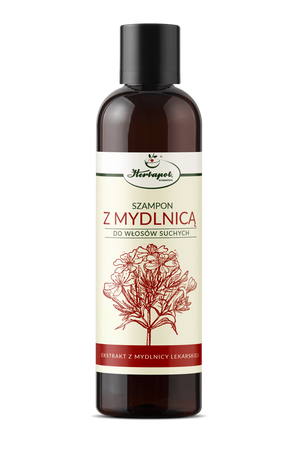 Szampon do Włosów Suchych, z Mydlnicą, 250 ml - Herbapol
